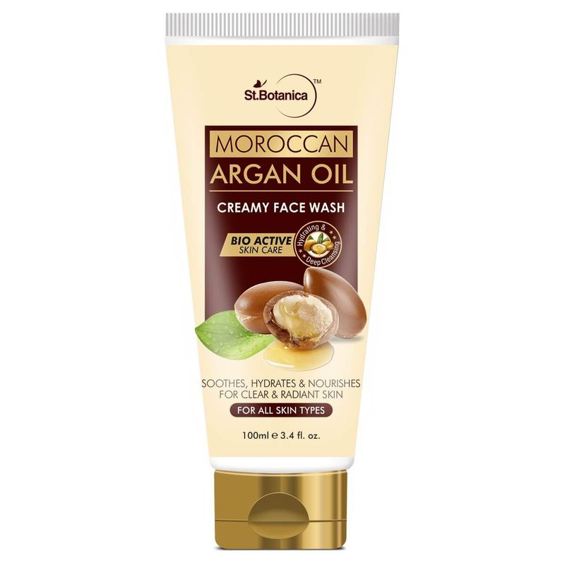 Moroccan Argan Oil Creamy Face Wash for Dry Skin